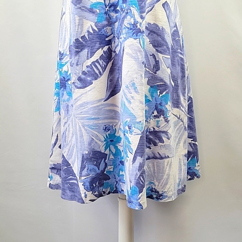 Tommy Bahama Floral Tropical Sundress Blue/ White Size Large - Picture 6 of 15